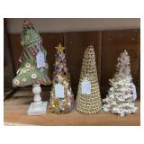 Hand crafted Christmas trees