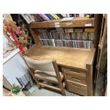 Desk and chair, no contents, 24ï¿½ x 42ï¿½ x 49ï¿½ H