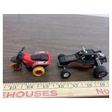 MC Toy go cart and a 3 wheeler