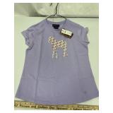 Ariat girls XL horse t-shirt, purple