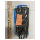 Black Leather gloves size 9