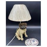 PUG DOG LAMP & COASTERS