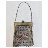 ART DECO GLASS BEADED EVENING BAG