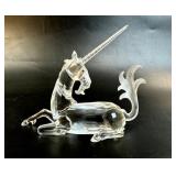 SWAROVSKI CRYSTAL FIGURINE THE UNICORN 1996