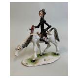 POLI  PORCELAIN SCULPTURE - DON QUIXOTE