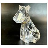 LARGE SWAROVSKI CRYSTAL FIGURINE SCOTTIE DOG