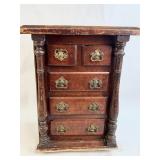 MINIATURE EMPIRE PINE HIGH CHEST