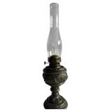 ANTIQUE COAL OIL LAMP