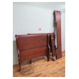 Nice Antique Sliegh Bed - Complete Twin Size