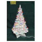 Vintage 19" Holland Mold Wind-up Ceramic Tree