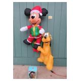 Mickey & Pluto Airblown Inflatable w/ Box