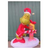 Grinch & Cindy Lou Who Airblown Inflatable 4.5ft