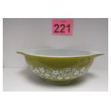 Large Vtg Pyrex Spring Blossom Bowl