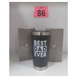 2 Best Dad Ever Tumblers - Sassycup