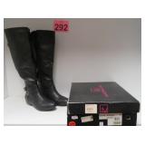 New Tall Boots Ladies sz 6.5 w/ Box - Black