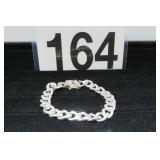 .925 Sterling Silver Large Link Bracelet