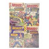 (4) Avengers #13, 15, 16, 17 Marvel Comics