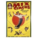 TOM MIX CIRCUS POSTER