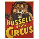 RUSSELL BROS. CIRCUS POSTER