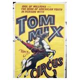 TOM MIX CIRCUS POSTER