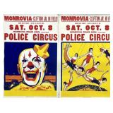 POLICE CIRCUS POSTERS