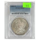 1885-O MORGAN SILVER DOLLAR MS64