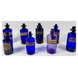 ANTIQUE APOTHECARY DRUGGIST PHARMACY BOTTLES