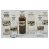 ANTIQUE APOTHECARY DRUGGIST PHARMACY BOTTLES