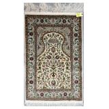 HEREKE SILK PRAYER RUG