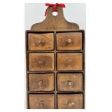 ANTIQUE SPICE CABINET