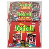 1990 TOPPS FOOTBALL SETS/WAX BOX