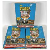 1991 TOPPS DESERT STORM TRADING CARDS - WAX BOXES