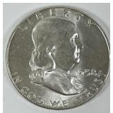 1958 FRANKLIN HALF DOLLAR - BU