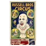 RUSSELL BROS. CIRCUS POSTER