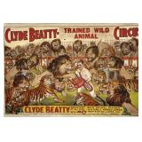 CLYDE BEATTY CIRCUS POSTER