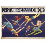 CRISTIANI BROS. CIRCUS POSTER