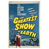 THE GREATEST SHOW ON EARTH MOTION PICTURE POSTER