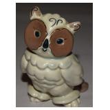 Vtg Kay Finch CA  Art Pottery Owl Figure