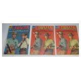 (3) Vintage Dell 10c Comic Books The Lawman