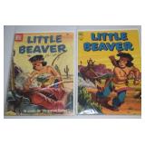 (2) Vintage Dell 10c Comic Books Little Beaver