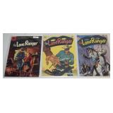 (3) Vtg Dell 10c Comic Books The Lone Ranger VG