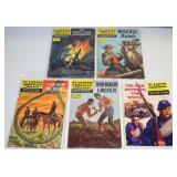 (5) Classic Illustrated Comic Books w/ Abraham