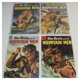 (4) Vtg Dell 10c Comic Ben Bowie His Mountain Men