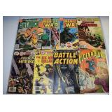 (8) Vintage DC Comic Books: Fighting Marines, Men