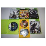 (7) XBOX 360 Games: Watchdog, Borderlands +