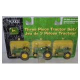 ERTL 1:64 John Deere 3 Piece Tractor Set B G H