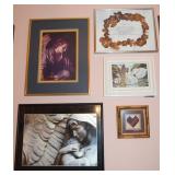 (5) Pcs Home Decor Wall Art w/ Mary Herrick Photo