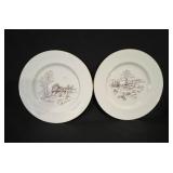 (2) Lenox Special Scenic Design Plates 10.5"