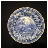 Spode Blue Room Collection Milk Maid Plate 10.5"