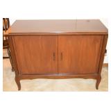 Vintage Stereo Cabinet w/ Double Door Front 38.5w